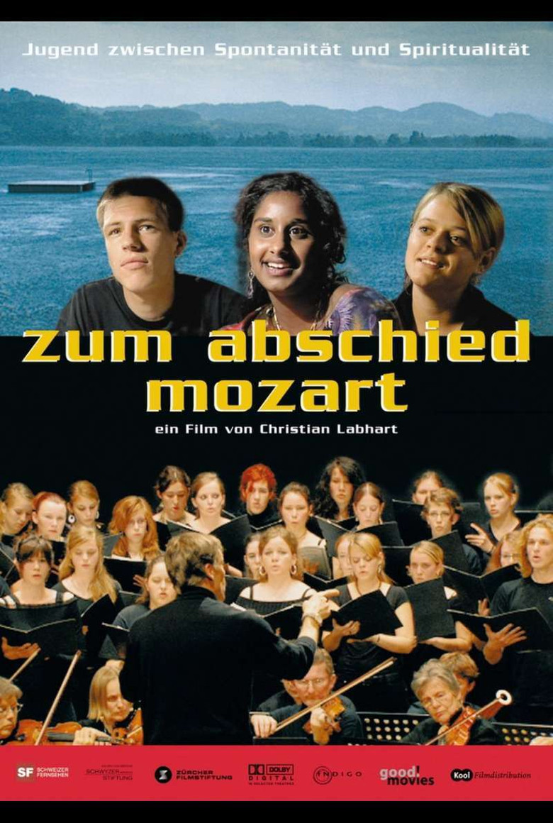 Zum Abschied Mozart poster background