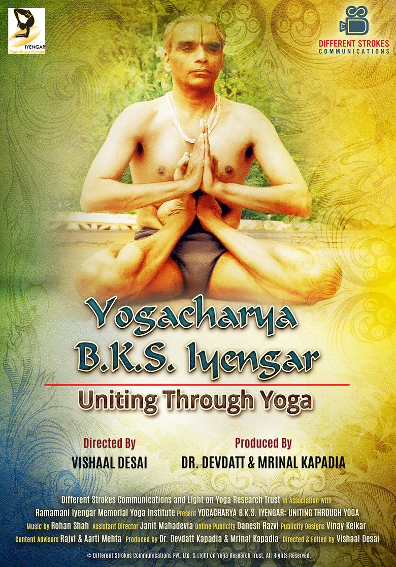 B.K.S. Iyengar: Uniting Through Yoga poster background