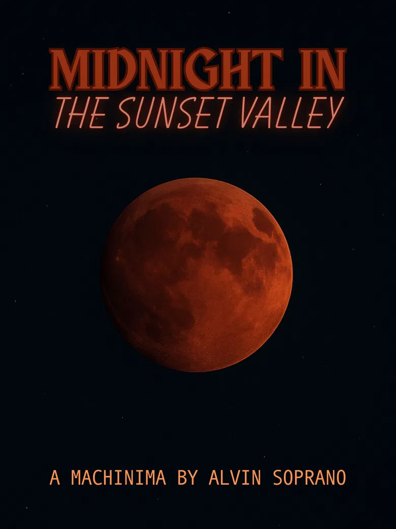 Midnight in the Sunset Valley poster background