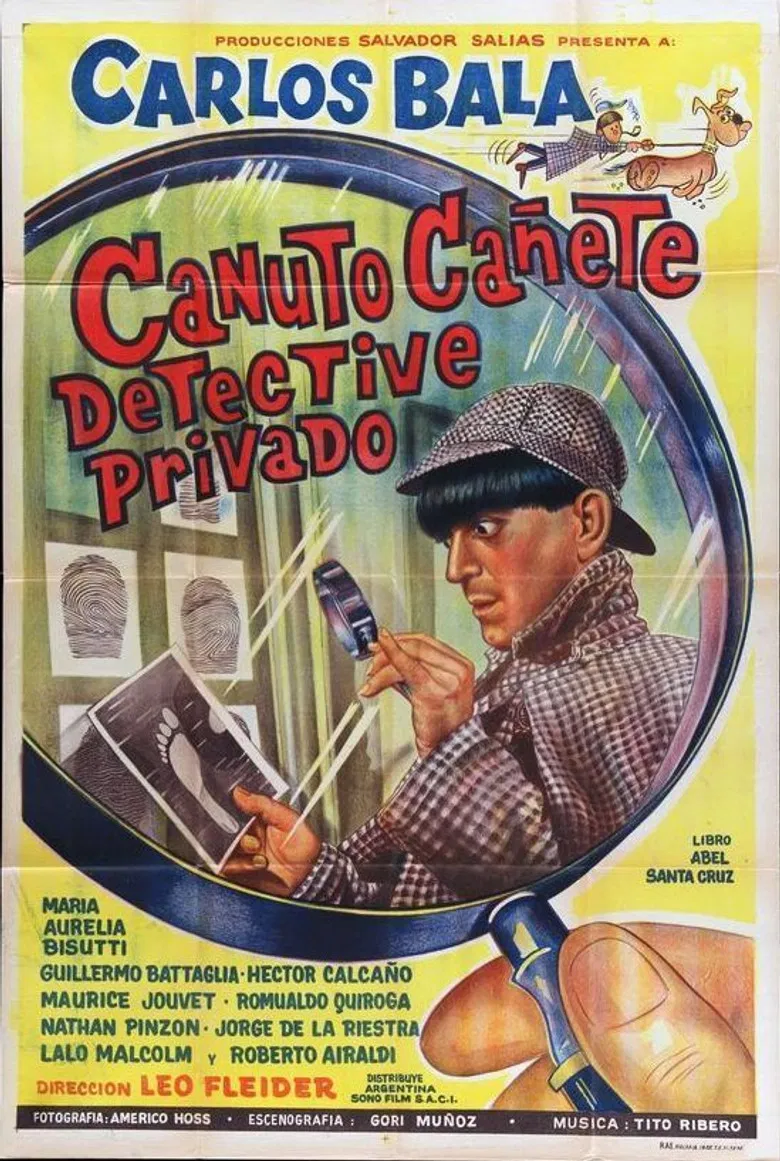 Canuto Cañete, detective privado poster background