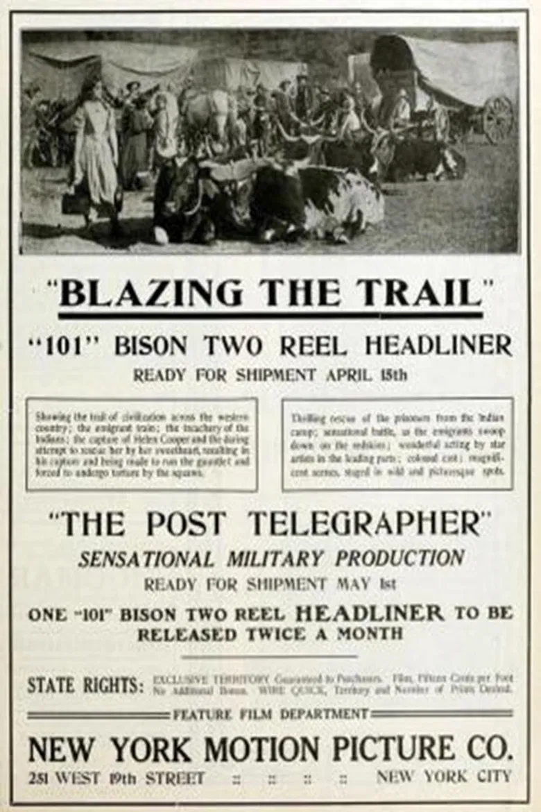 The Post Telegrapher poster background