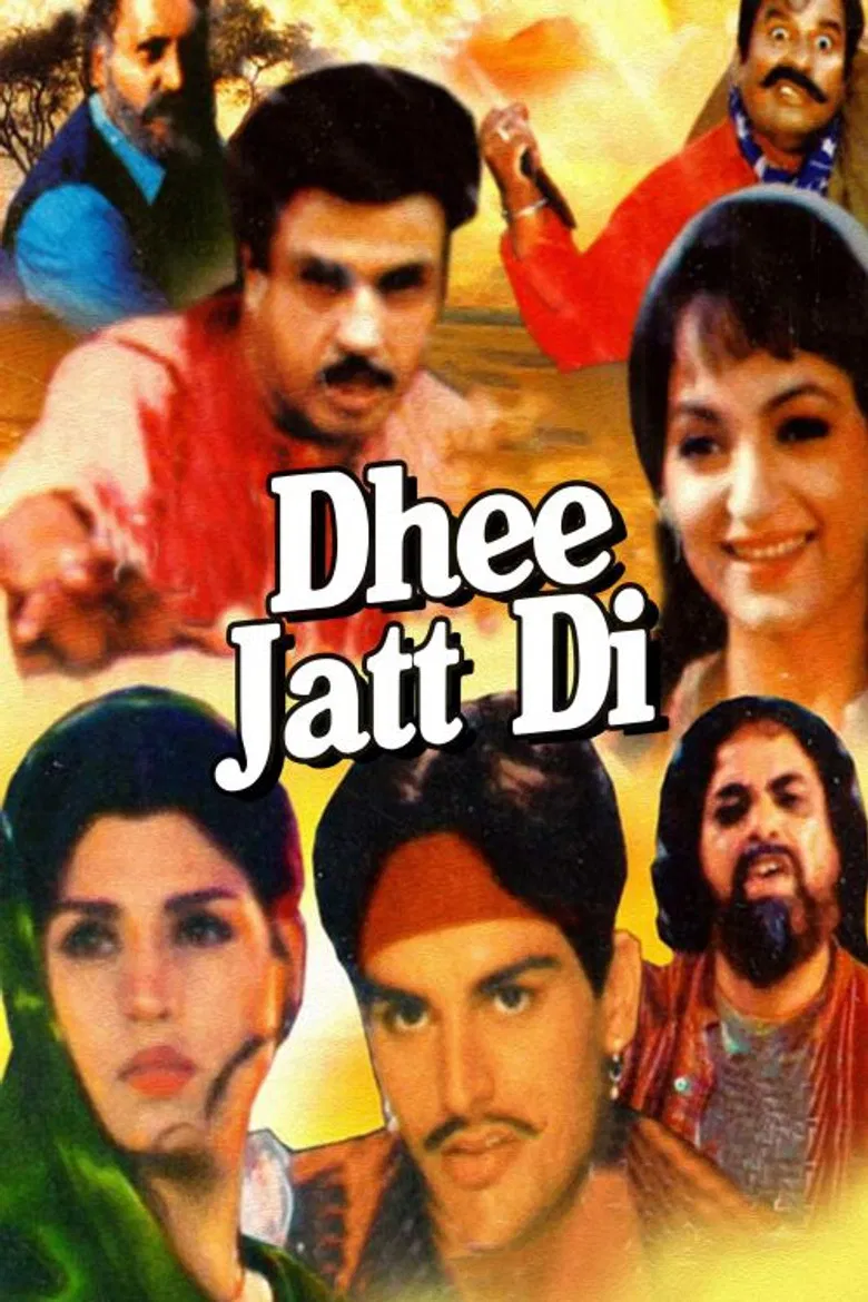 Dhee Jatt Di poster background