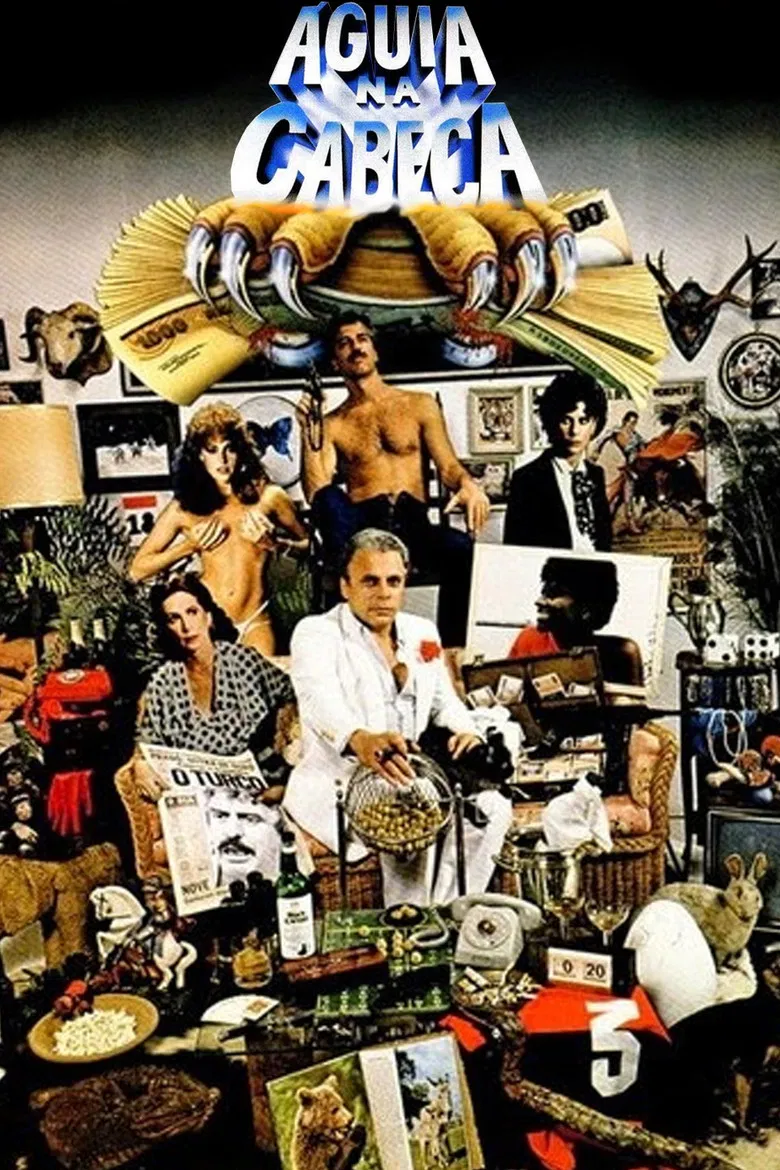 Águia na Cabeça poster background