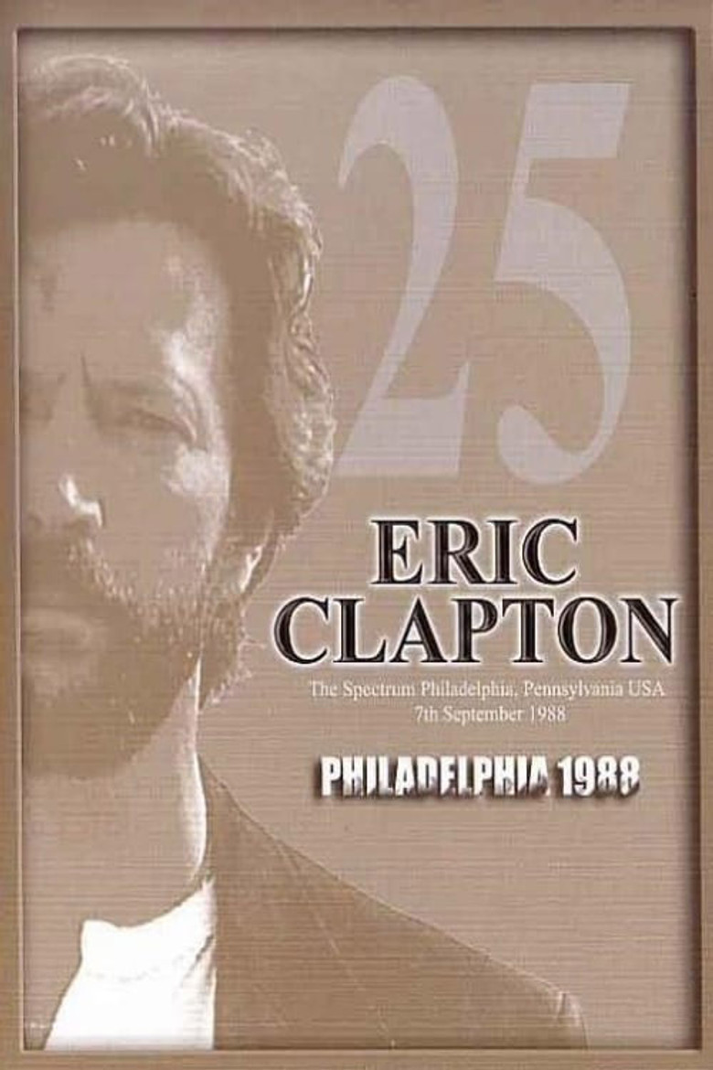 Eric Clapton: Philadelphia 1988 poster background