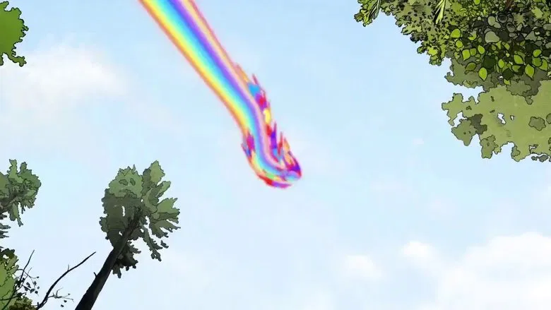 The futuristic landscape of Arco's home