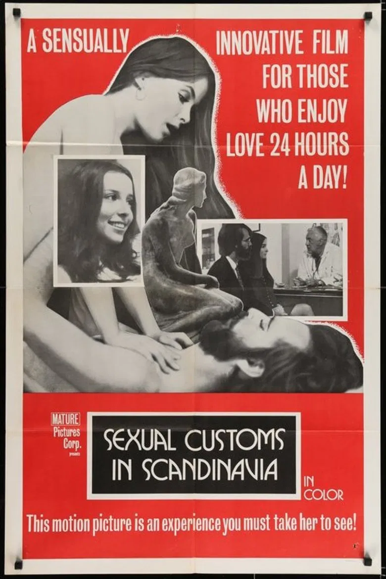 Sexual Customs in Scandinavia poster background
