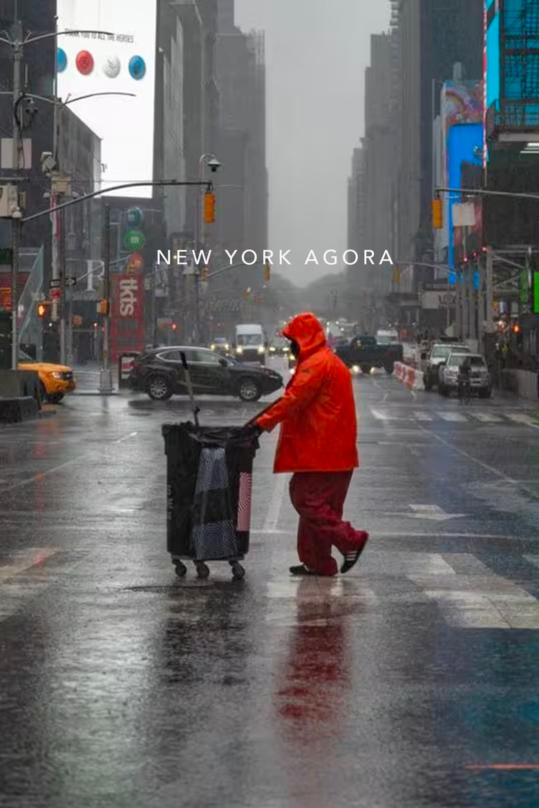 New York Agora: The Legacy of the 60s Counterculture poster background