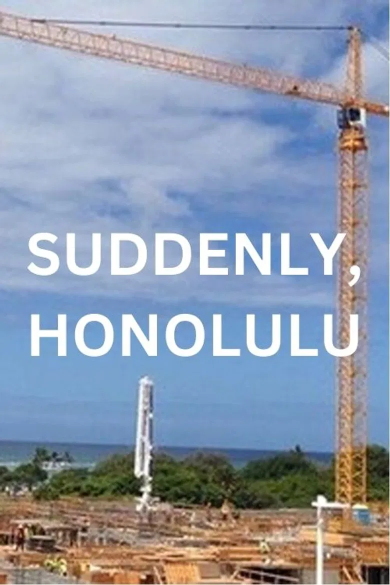 Suddenly, Honolulu poster background