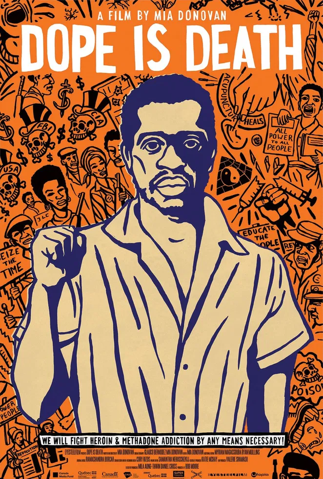 Dope Is Death poster background