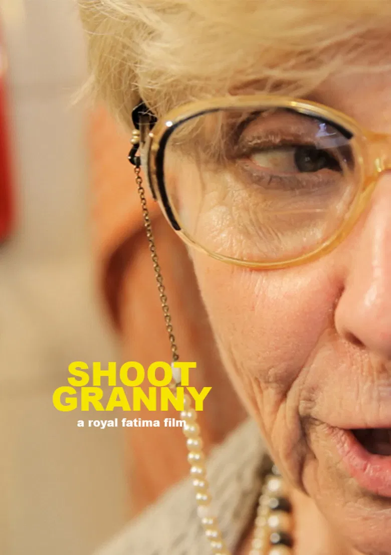 Shoot Granny poster background