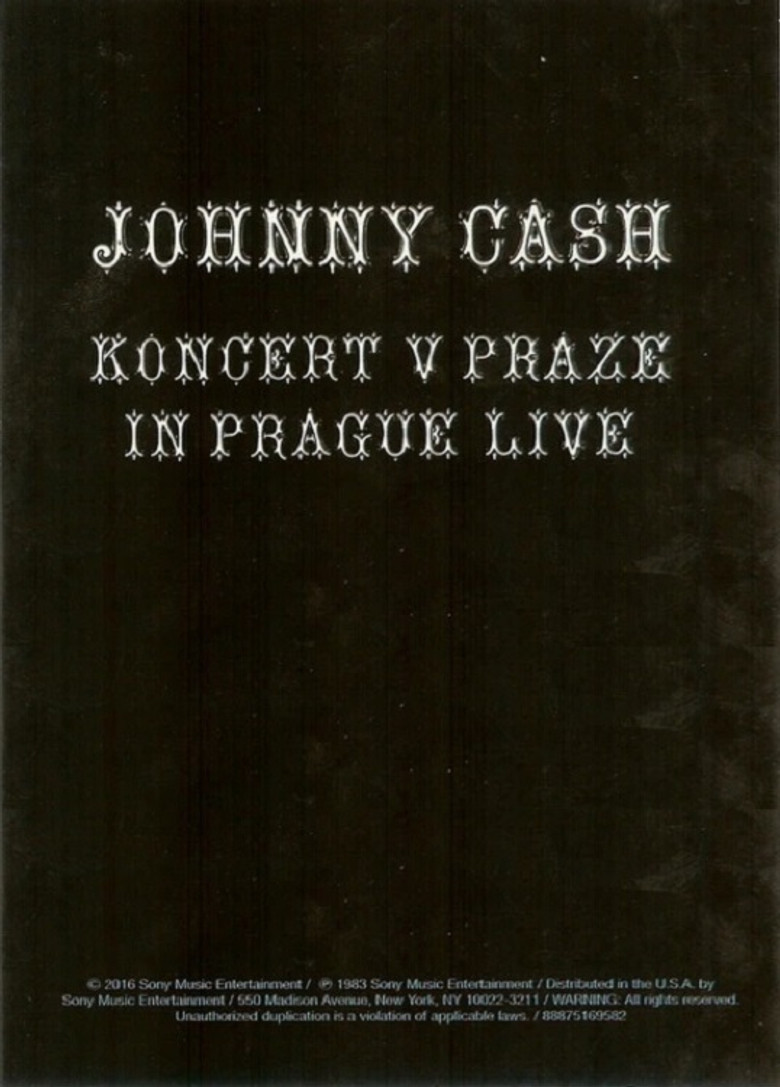 Johnny Cash: Live in Prague poster background