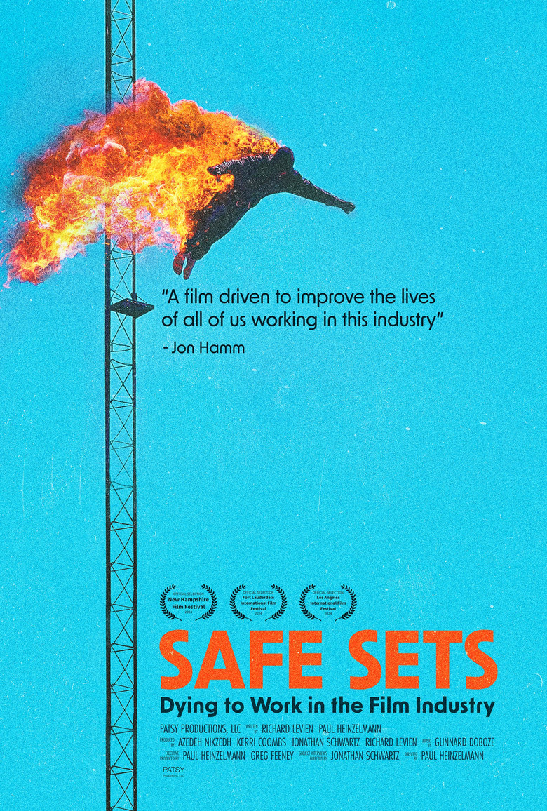Safe Sets - Dying to Work in the Film Industry poster background