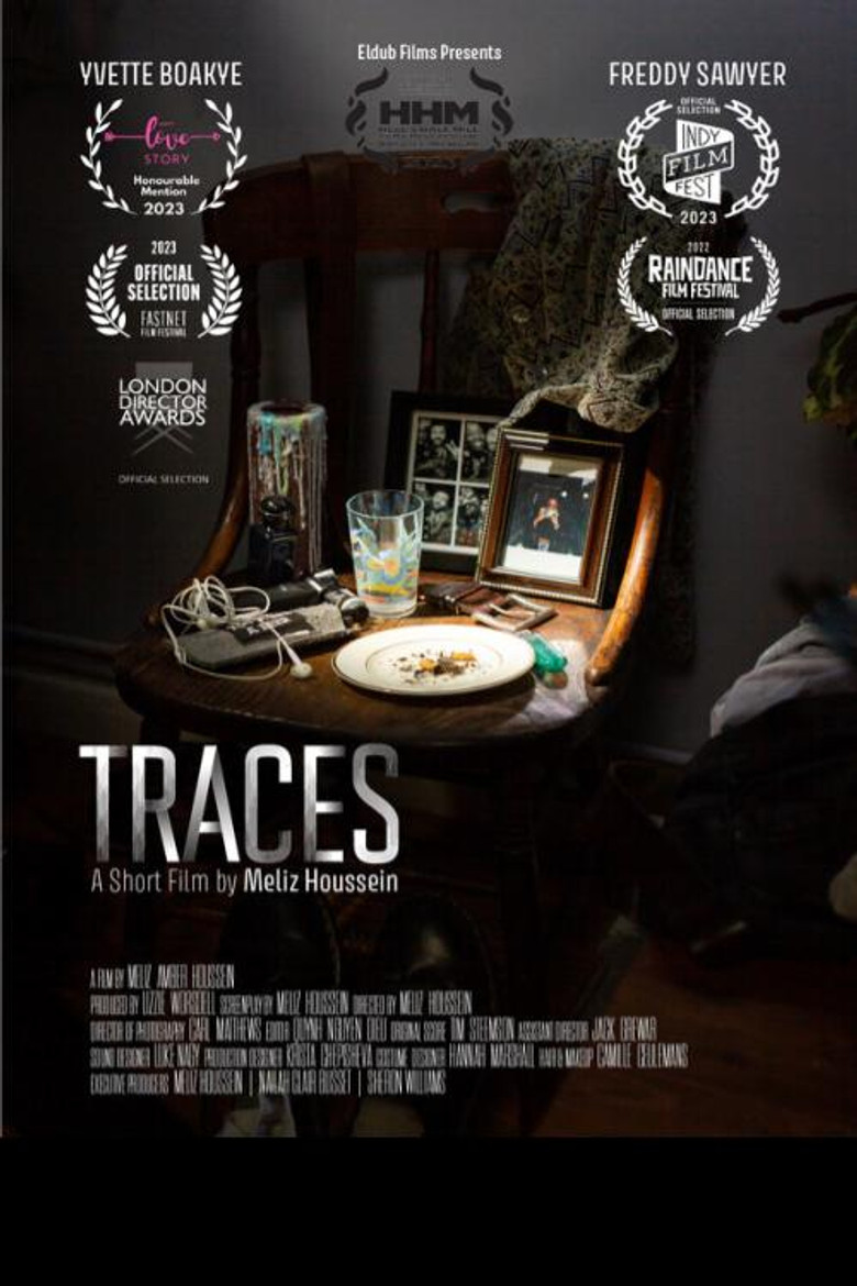 Traces poster background