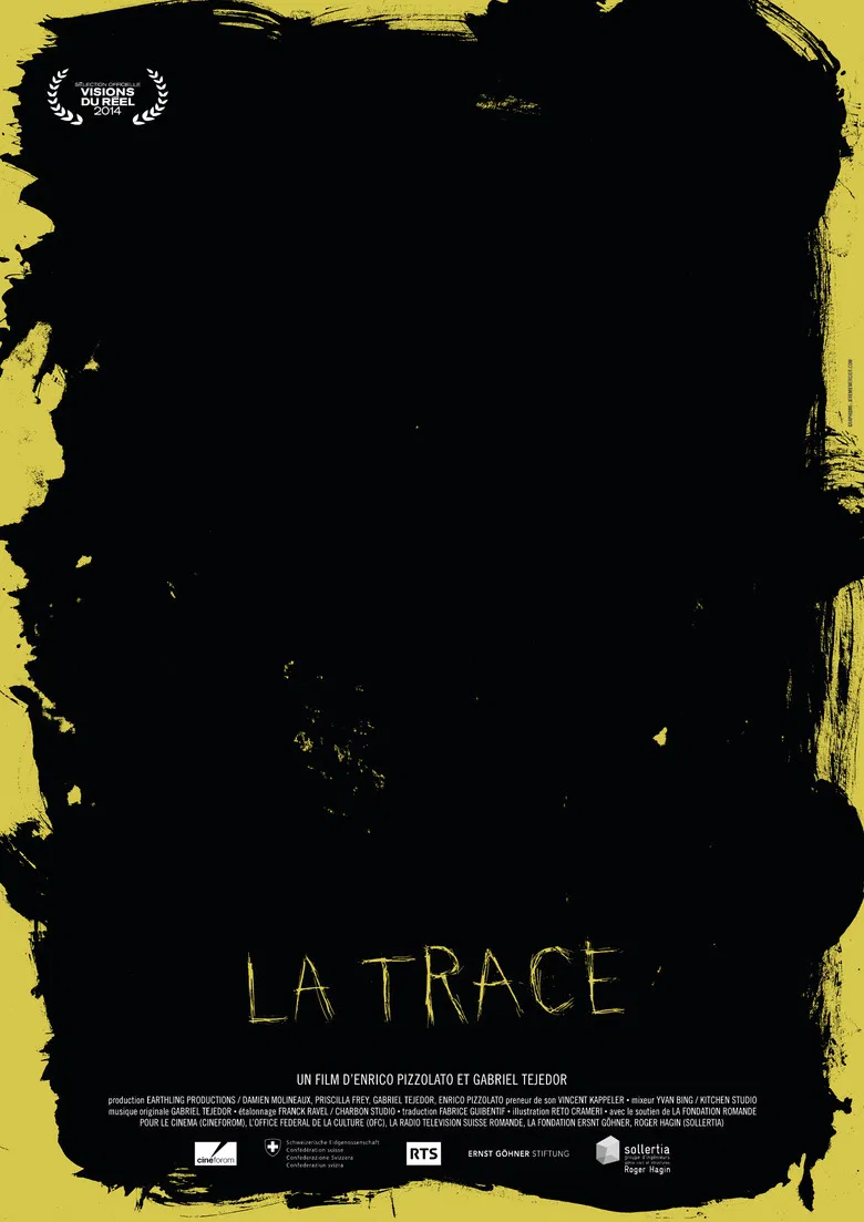 La trace poster background