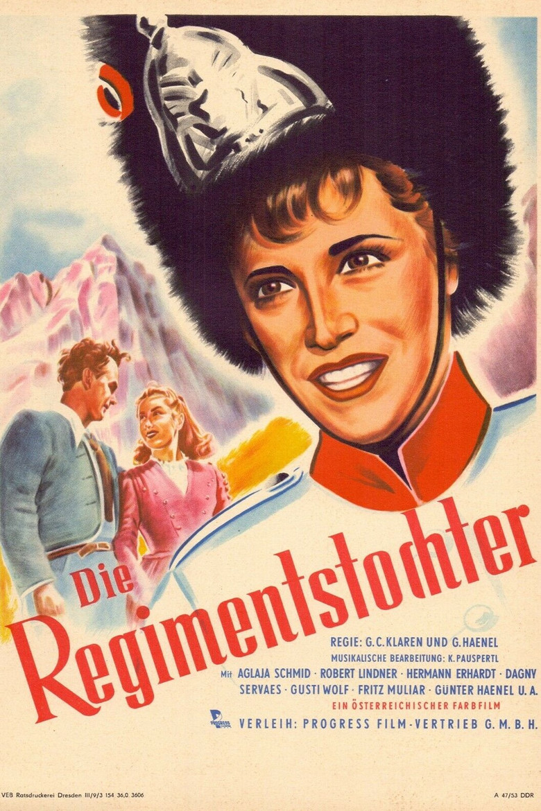 Die Regimentstochter poster background