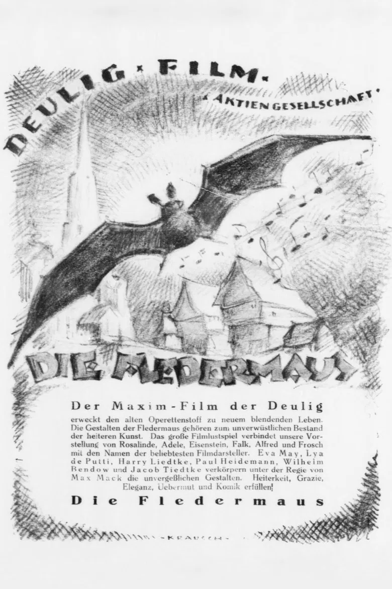 Die Fledermaus poster background