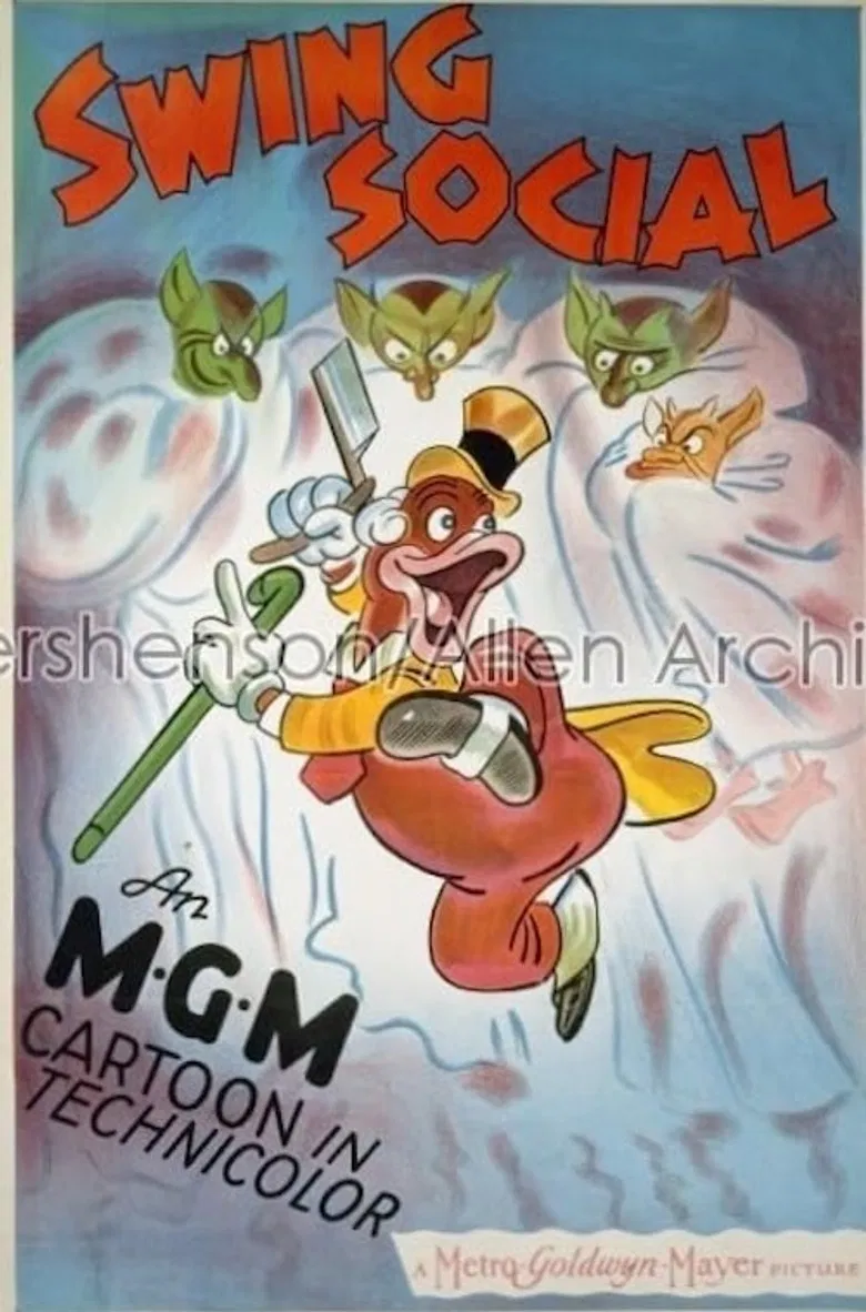 Swing Social poster background