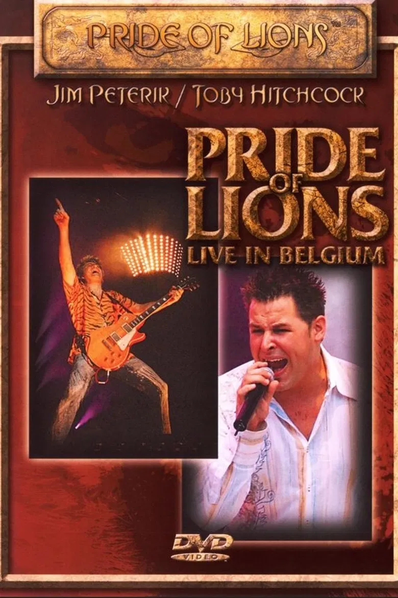 Pride Of Lions ‎– Live In Belgium poster background