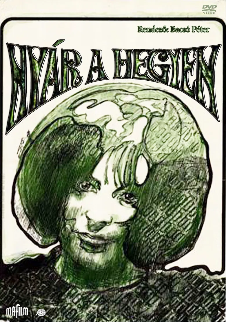 Summer on the Hill poster background