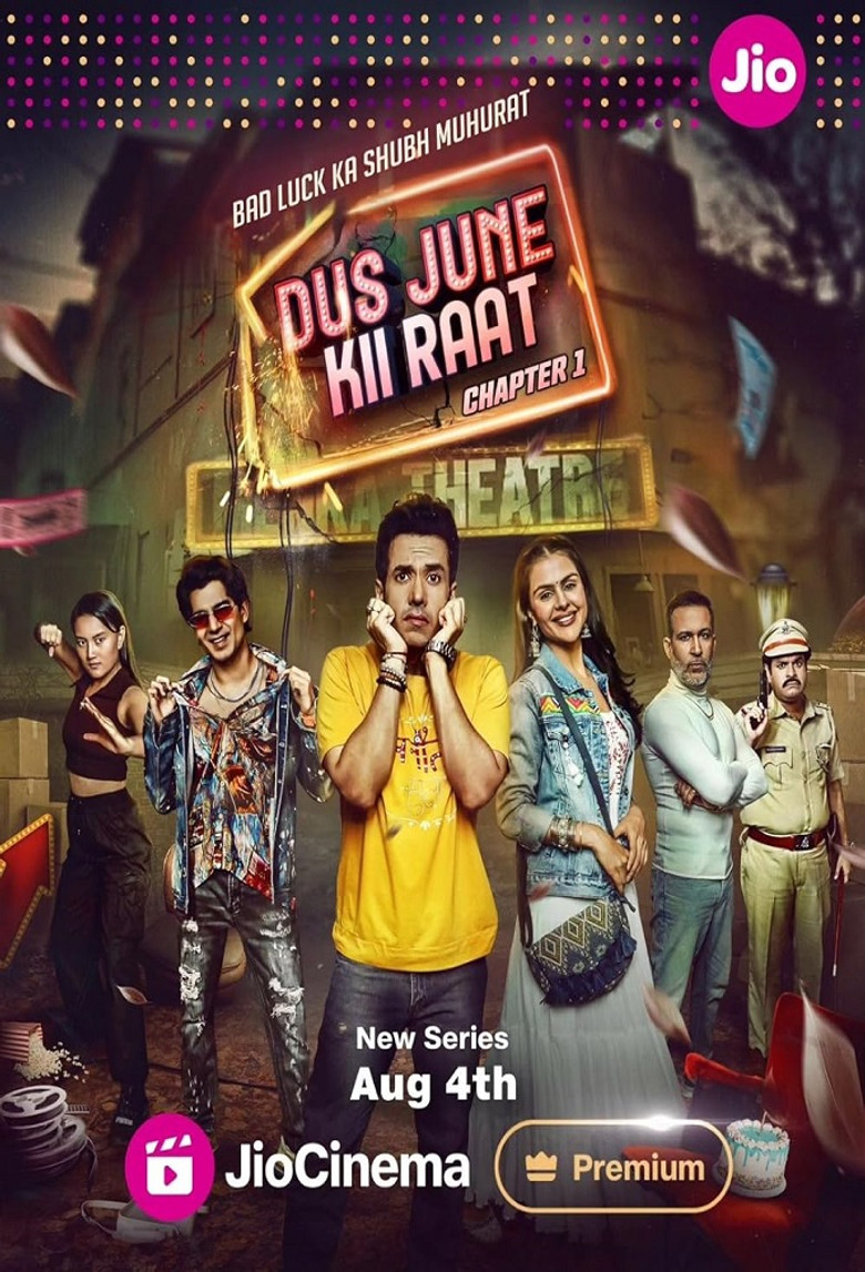 Dus June Kii Raat poster background