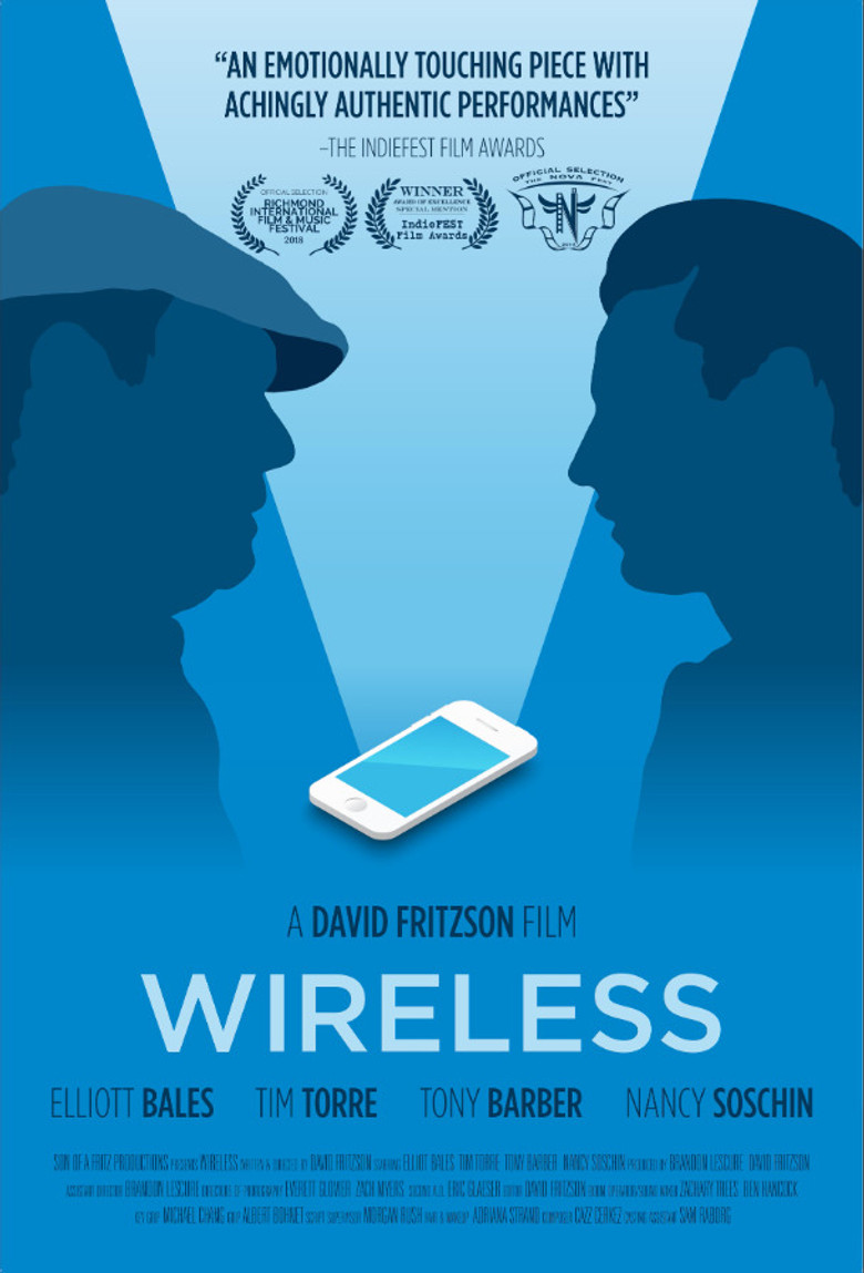 Wireless poster background