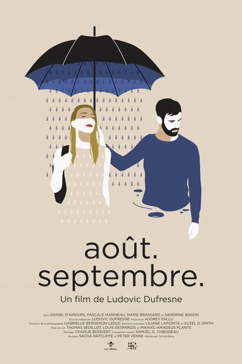 août. septembre. poster background