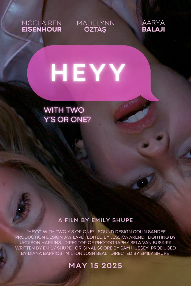 "Heyy" With Two Y's or One? poster background