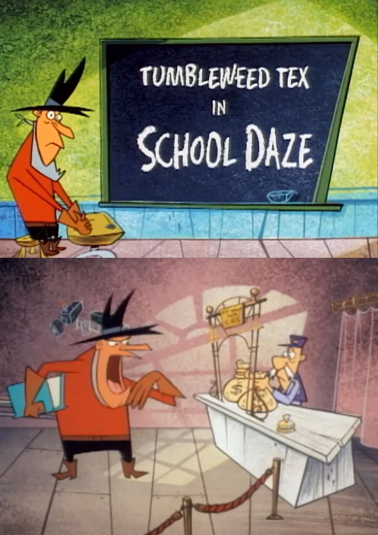 Tumbleweed Tex in School Daze poster background