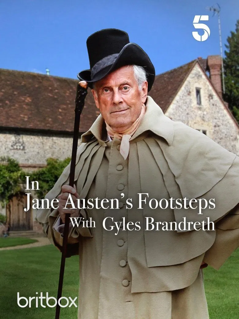 In Jane Austen's Footsteps with Gyles Brandreth poster background