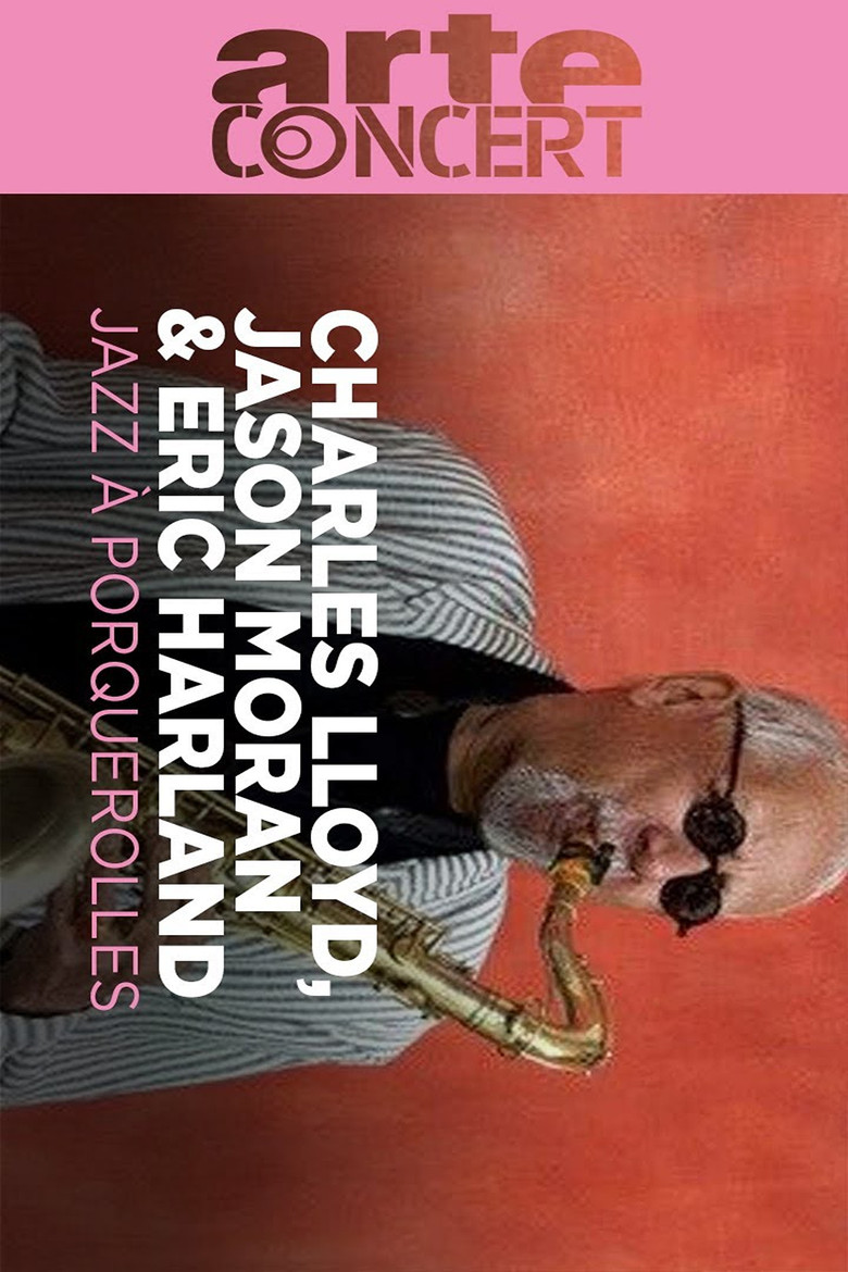 Charles Lloyd, Jason Moran & Eric Harland @ Jazz à Porquerolles 2024 poster background