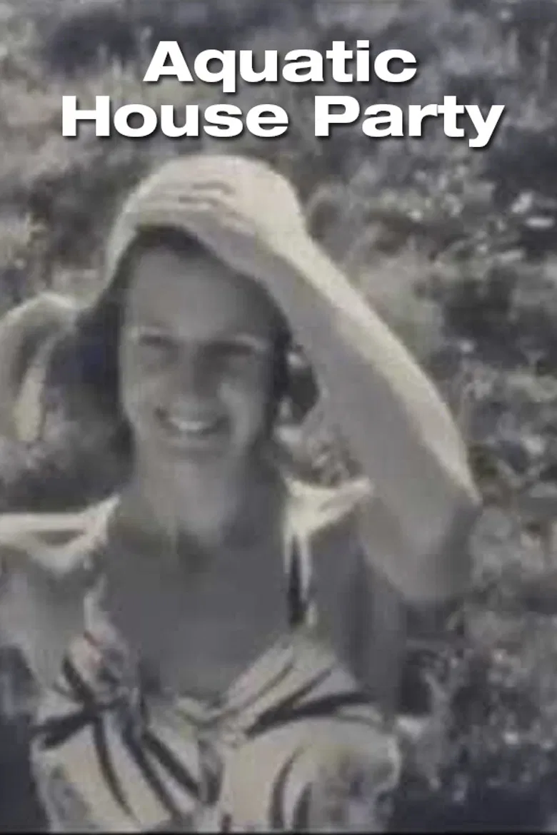 Aquatic House Party poster background