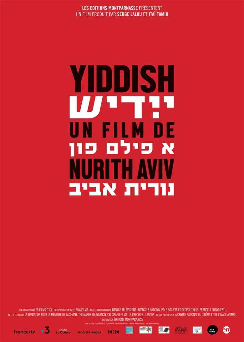 Yiddish poster background