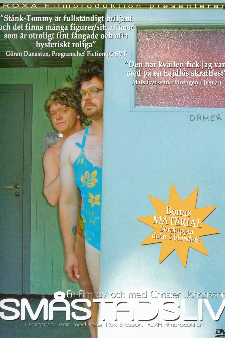 Småstadsliv poster background