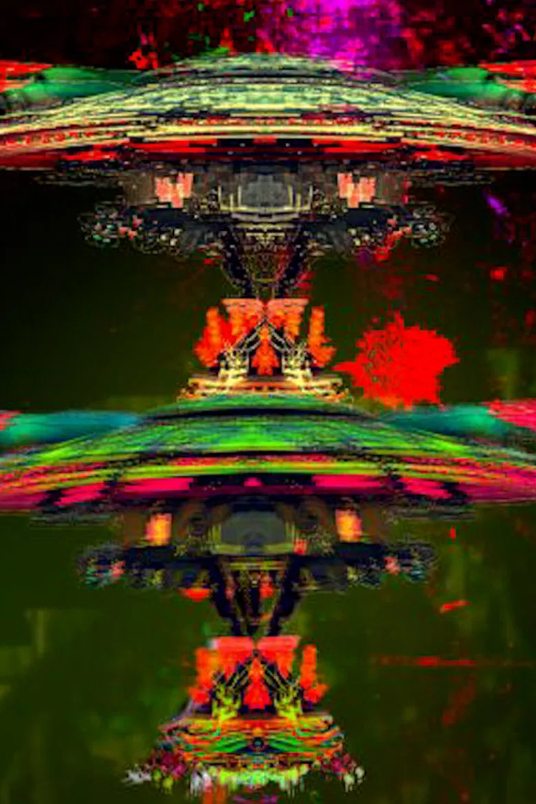 Space Invaders: the ship Karnak poster background