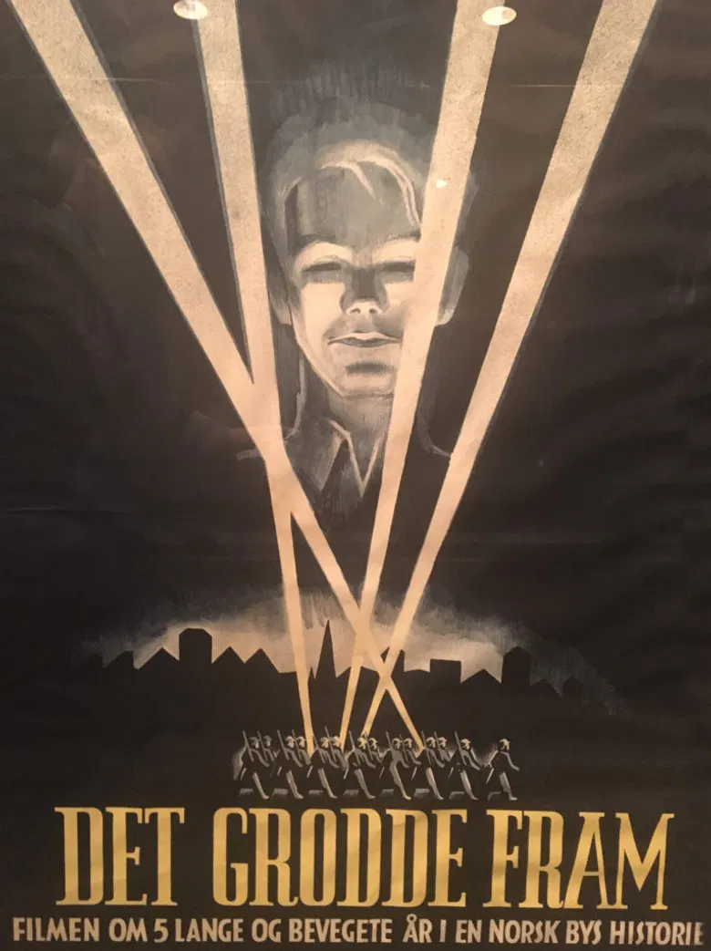 Det grodde fram: Trondheim 1940-1945 poster background