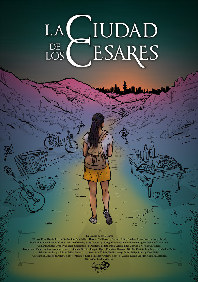 La Ciudad de los Cesares poster background