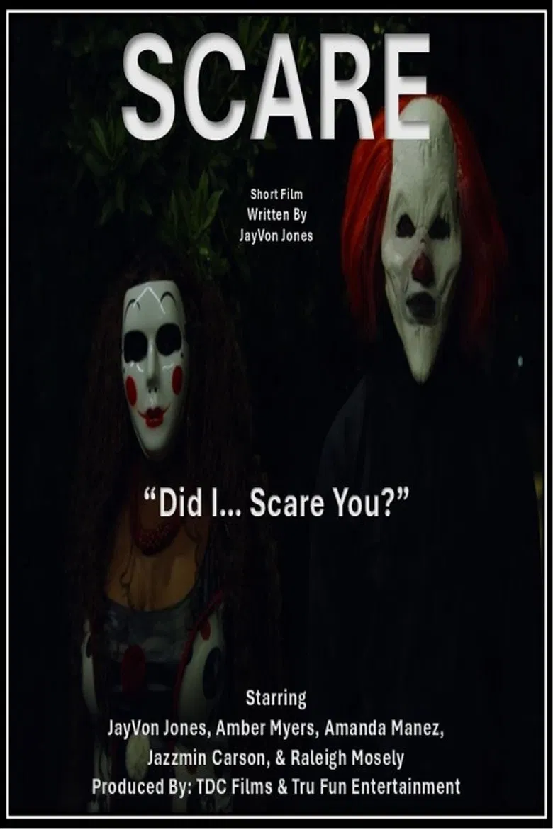 Scare poster background