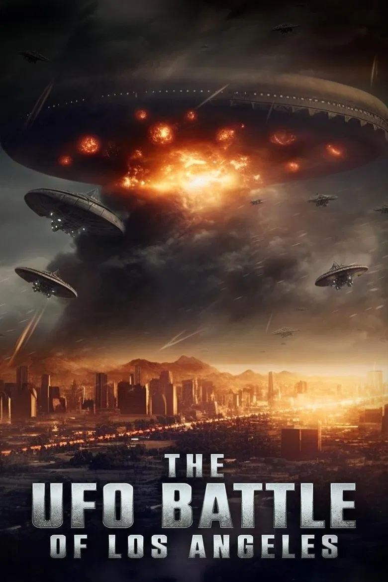 The UFO Battle of Los Angeles poster background