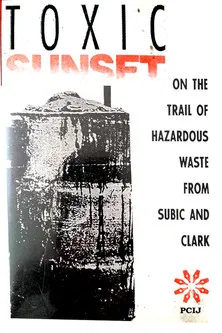 Toxic Sunset poster background