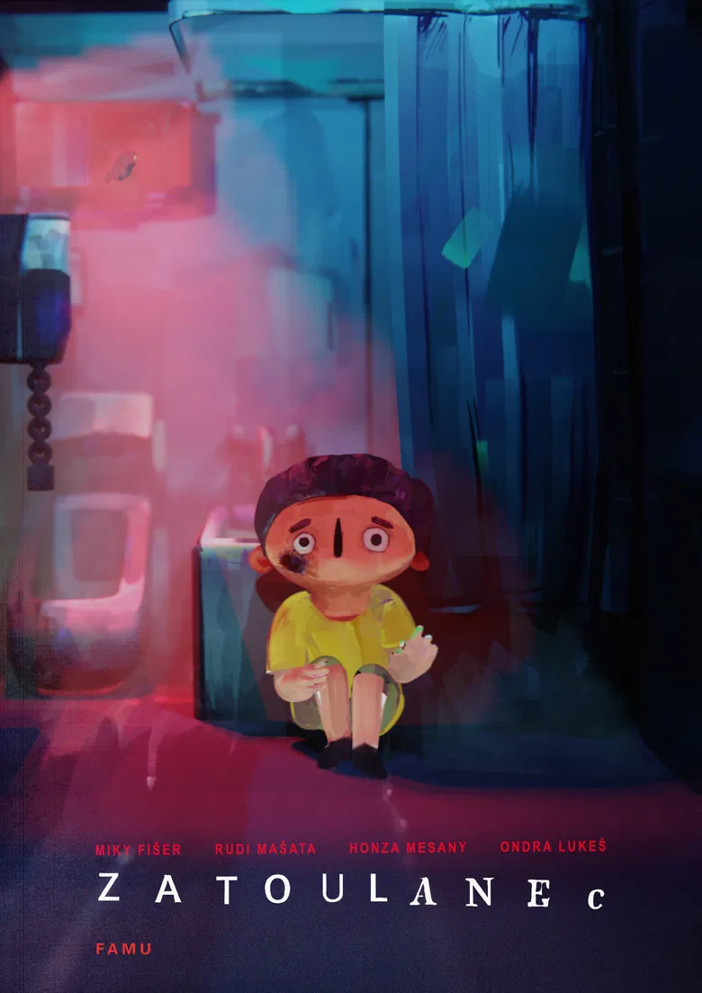 A Stray poster background