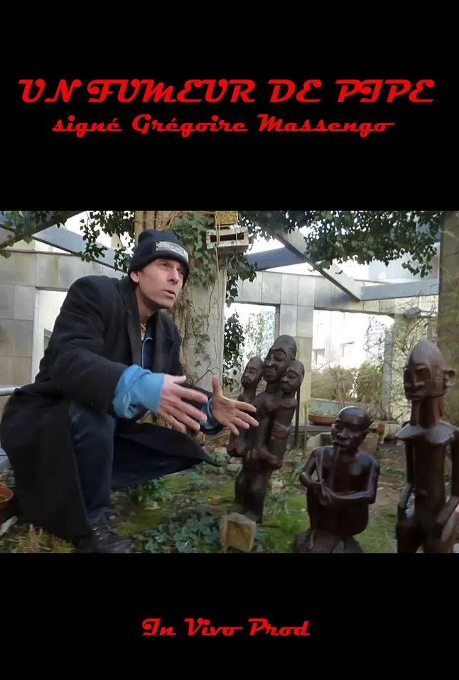 A pipe smoker by Grégoire Massengo poster background