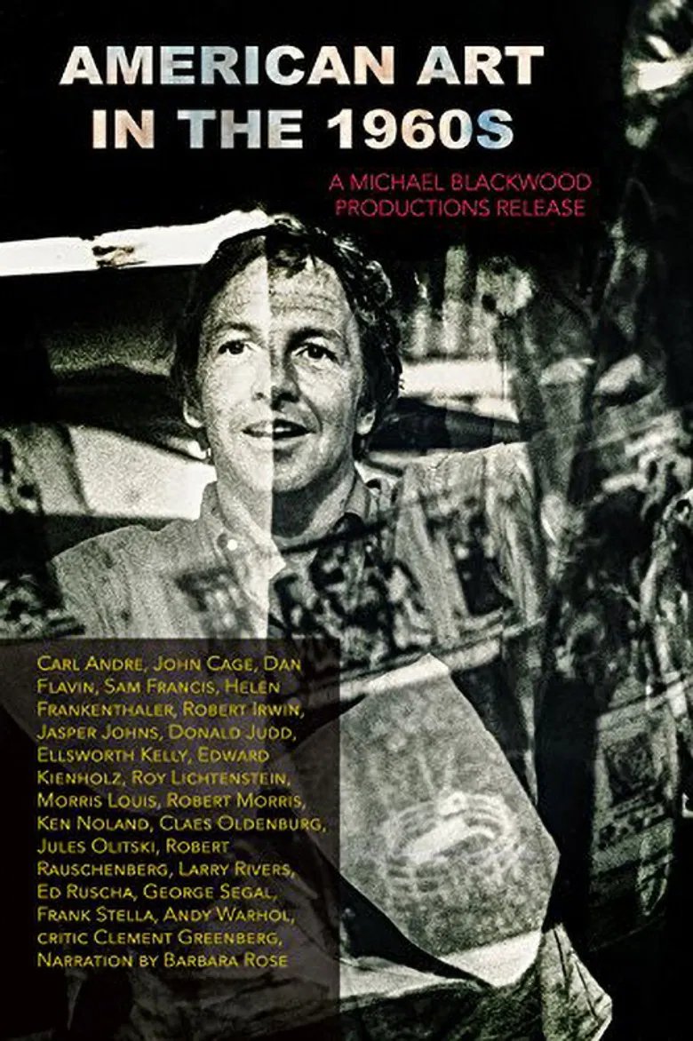 American Art in the 1960s poster background