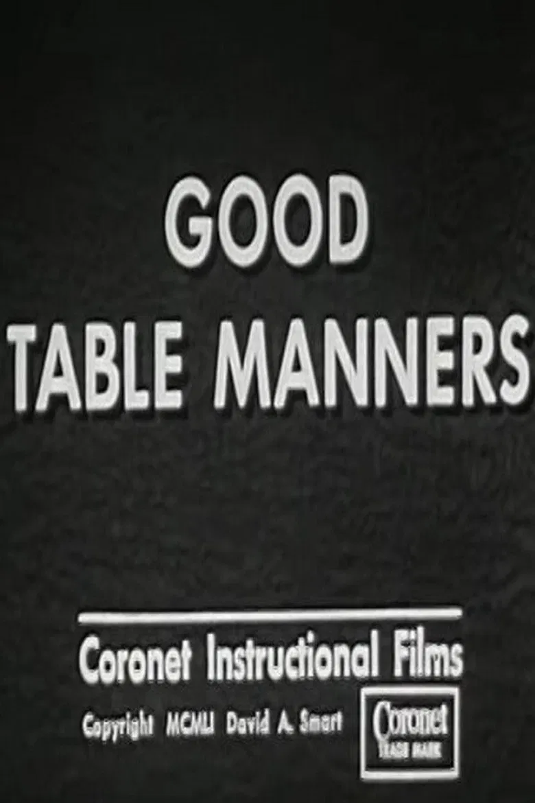Good Table Manners poster background