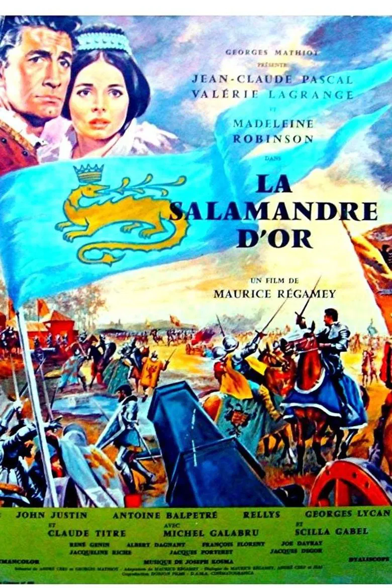 La salamandre d'or poster background