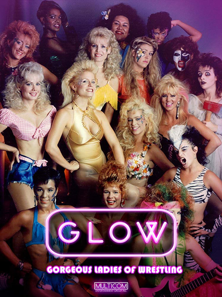 GLOW: Gorgeous Ladies of Wrestling poster background