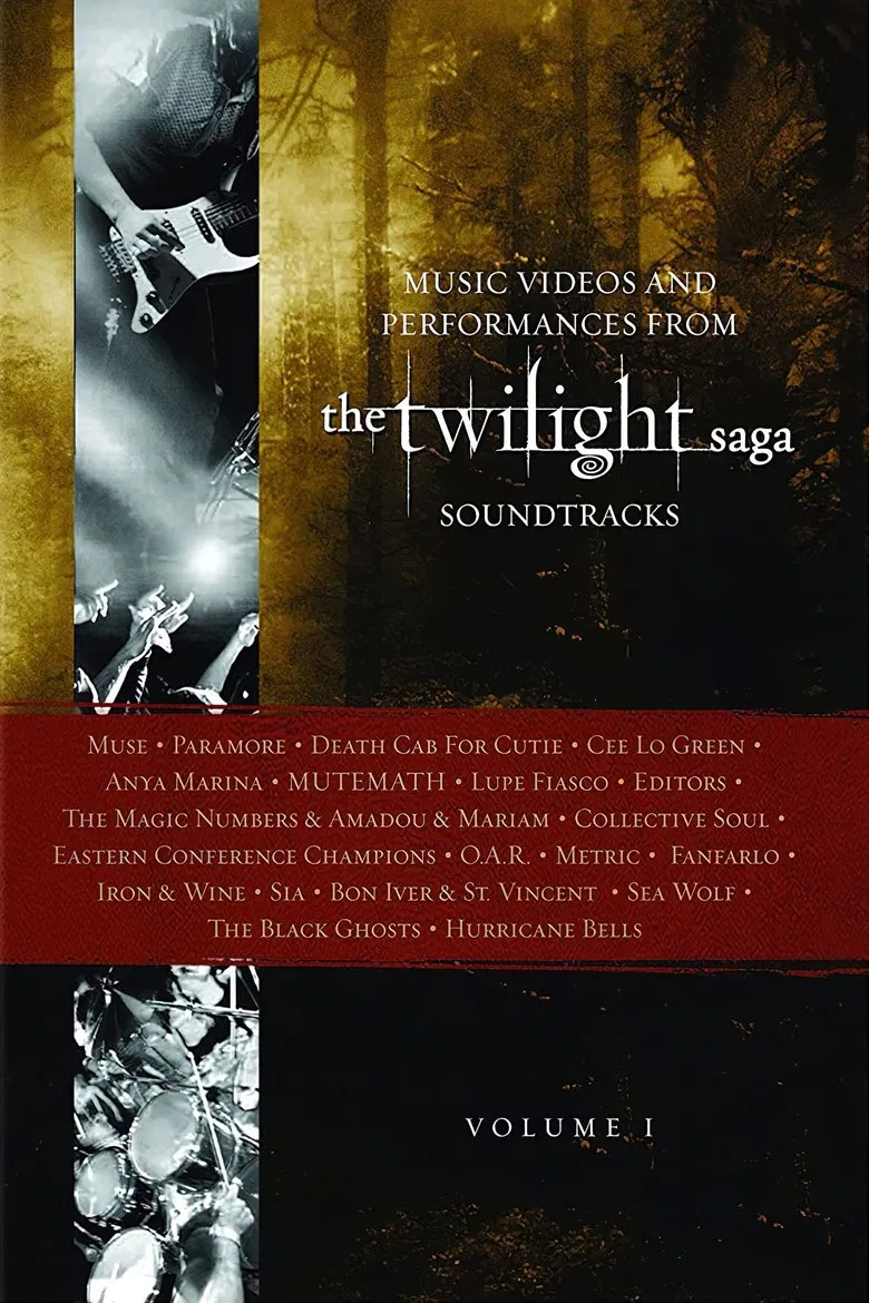 The Twilight Saga Soundtracks, Vol 1 : Music Videos and Performances poster background