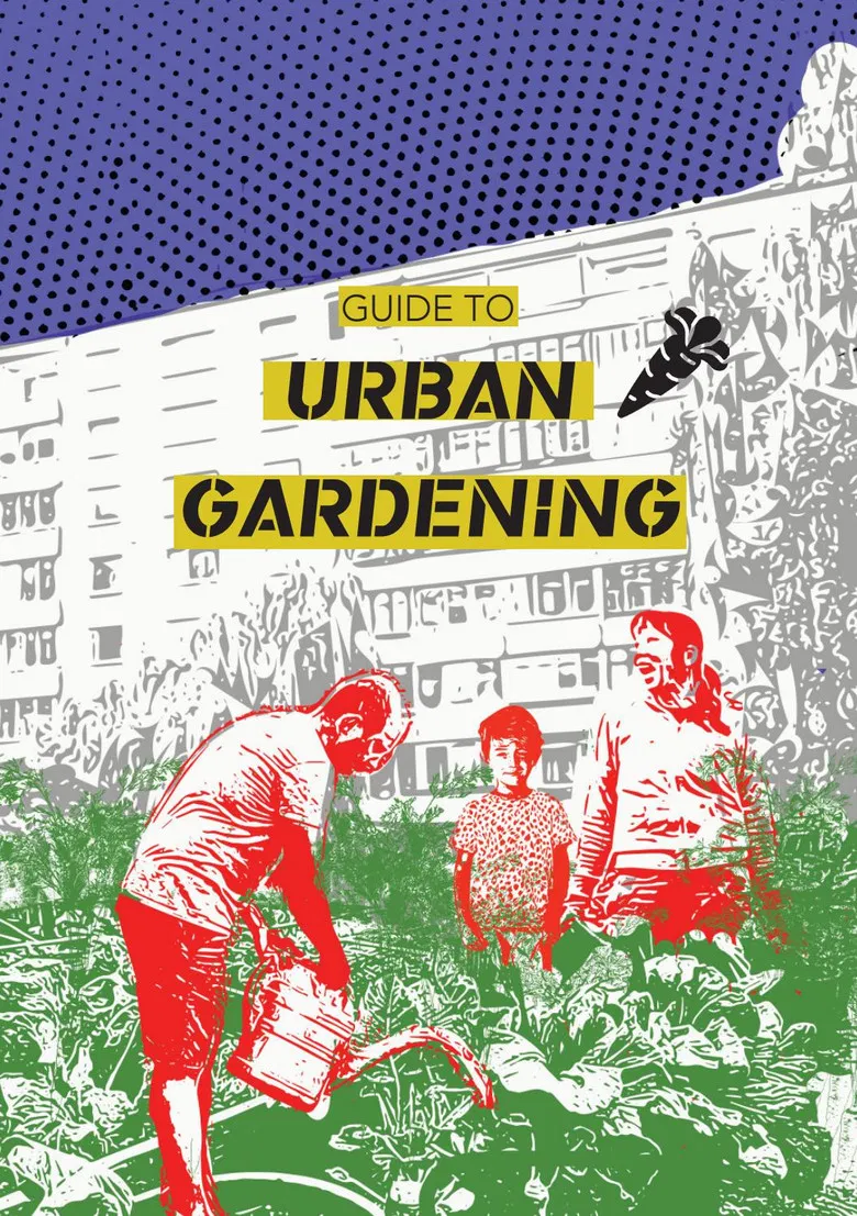 Urban Permaculture - Designing the Urban Garden poster background