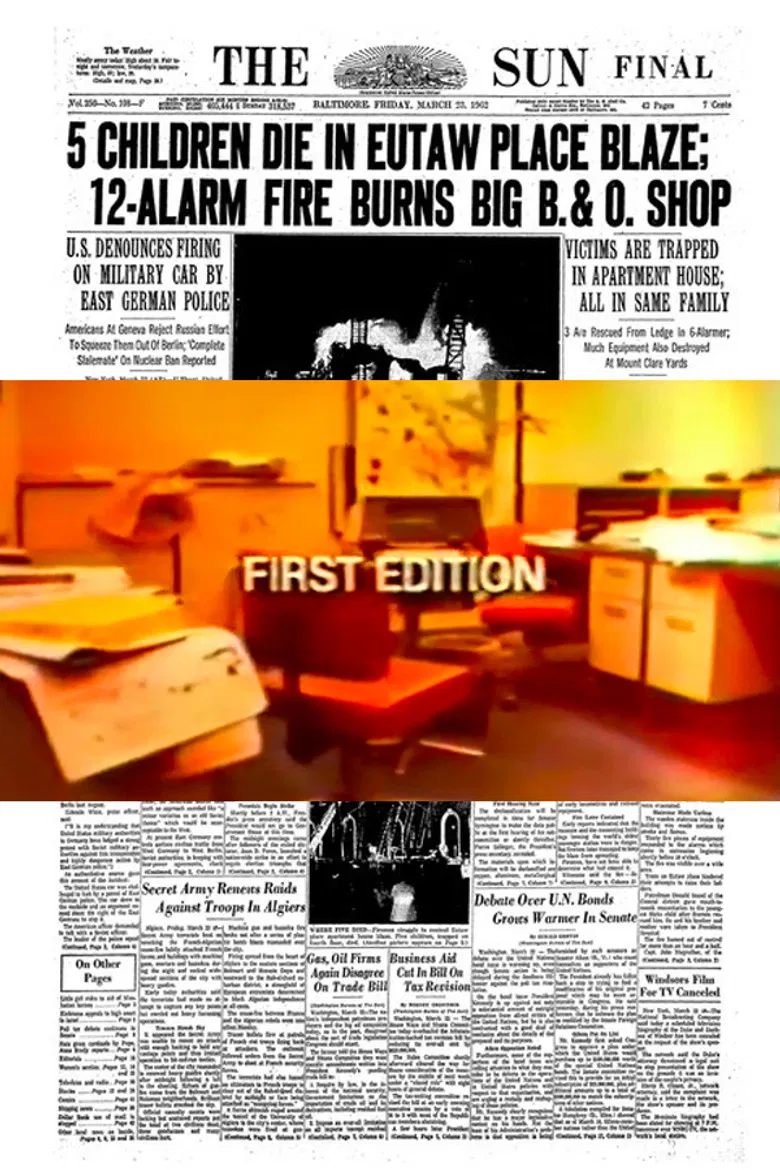 First Edition poster background
