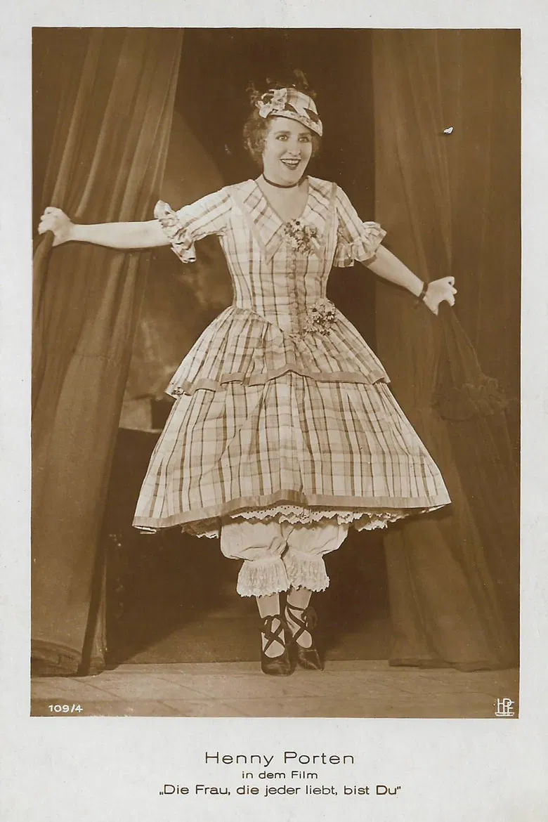 Die Frau, die jeder liebt, bist du! poster background