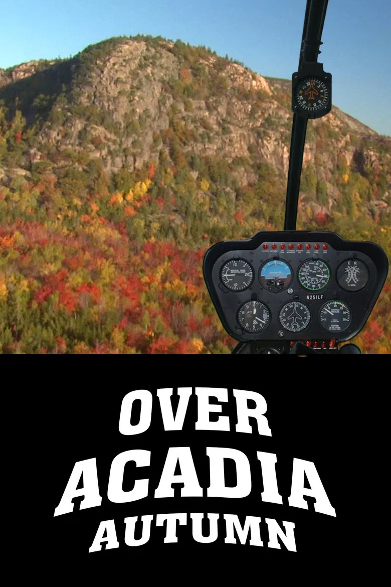 Over Acadia: Autumn poster background